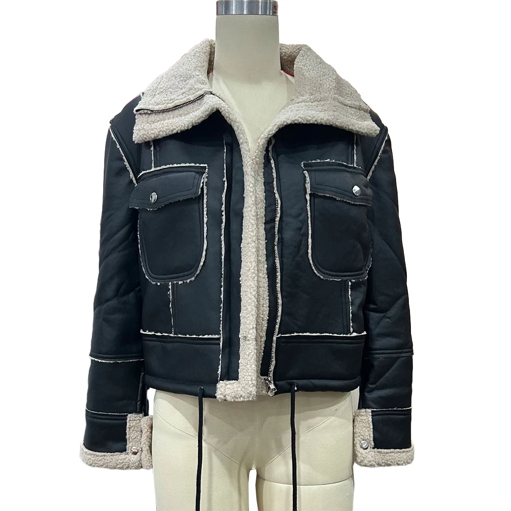 Coat Jacket Long Sleeve Outwear Regular Short Warm Winter Women Zip Biker Jacket Faux Fur Fleece Comfy Fashion
Coat Jacket Long Sleeve Outwear Regular Short Warm Winter Women Zip Biker Jacket Faux Fur Fleece Comfy Fashion