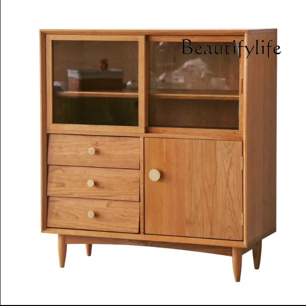 Modern Minimalist Dining Side Tea Cabinet Small Apartment Solid Wood Living Room Entrance Glass Sliding Door Locker
Modern Minimalist Dining Side Tea Cabinet Small Apartment Solid Wood Living Room Entrance Glass Sliding Door Locker