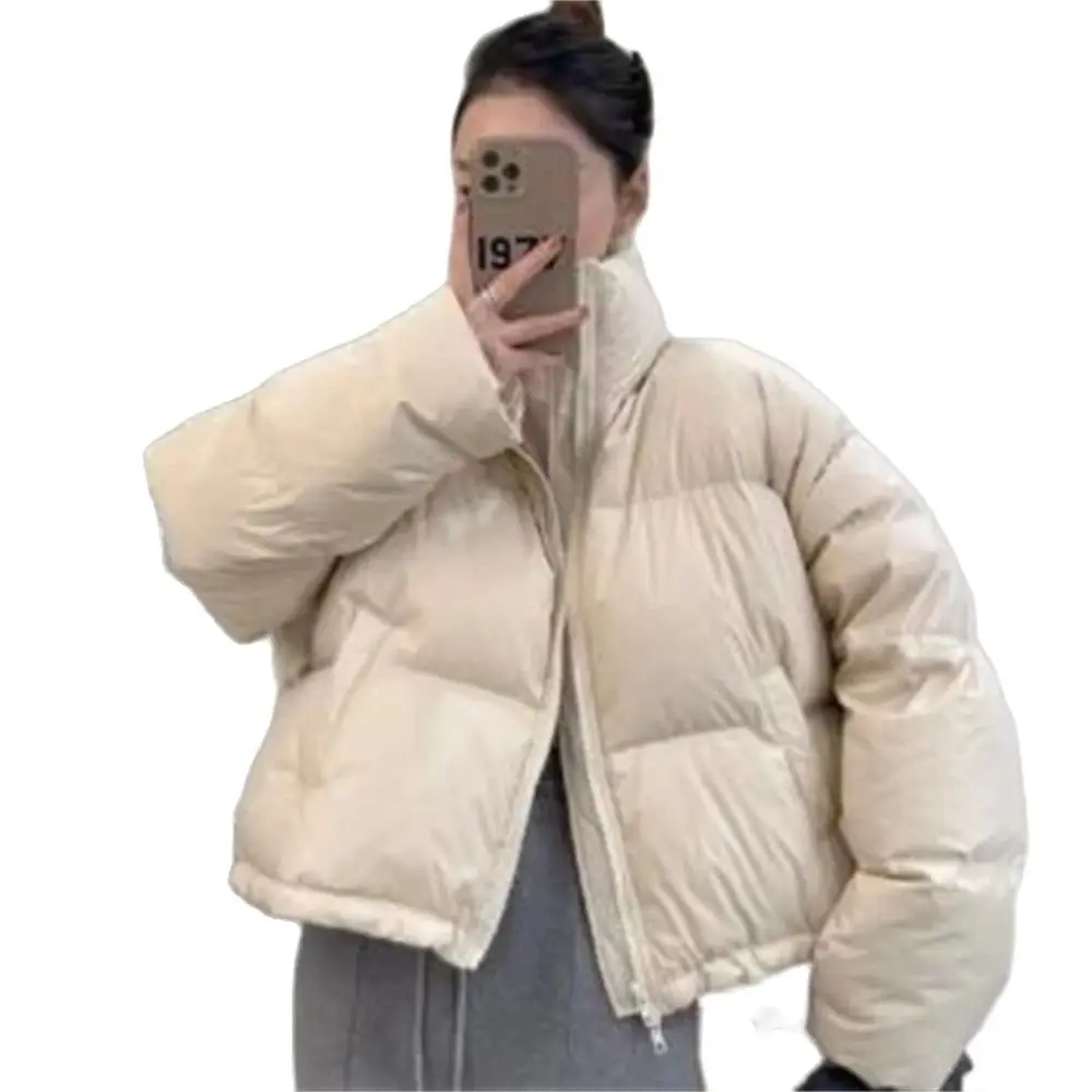 

Черная укороченная парка, женские пальто, модные корейские зимние облегающие плотные теплые простые шорты, пальто, уличная одежда, универсальная шикарная куртка