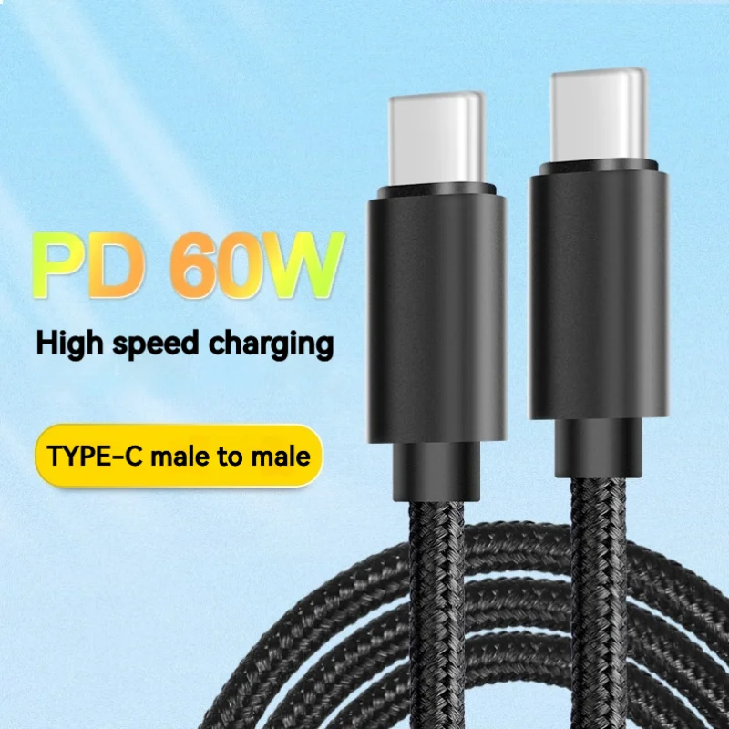 Зарядный кабель Pd 65 Вт C-C, супербыстрый зарядный кабель Pd65W с двумя головками типа C
Зарядный кабель Pd 65 Вт C-C, супербыстрый зарядный кабель Pd65W с двумя головками типа C
