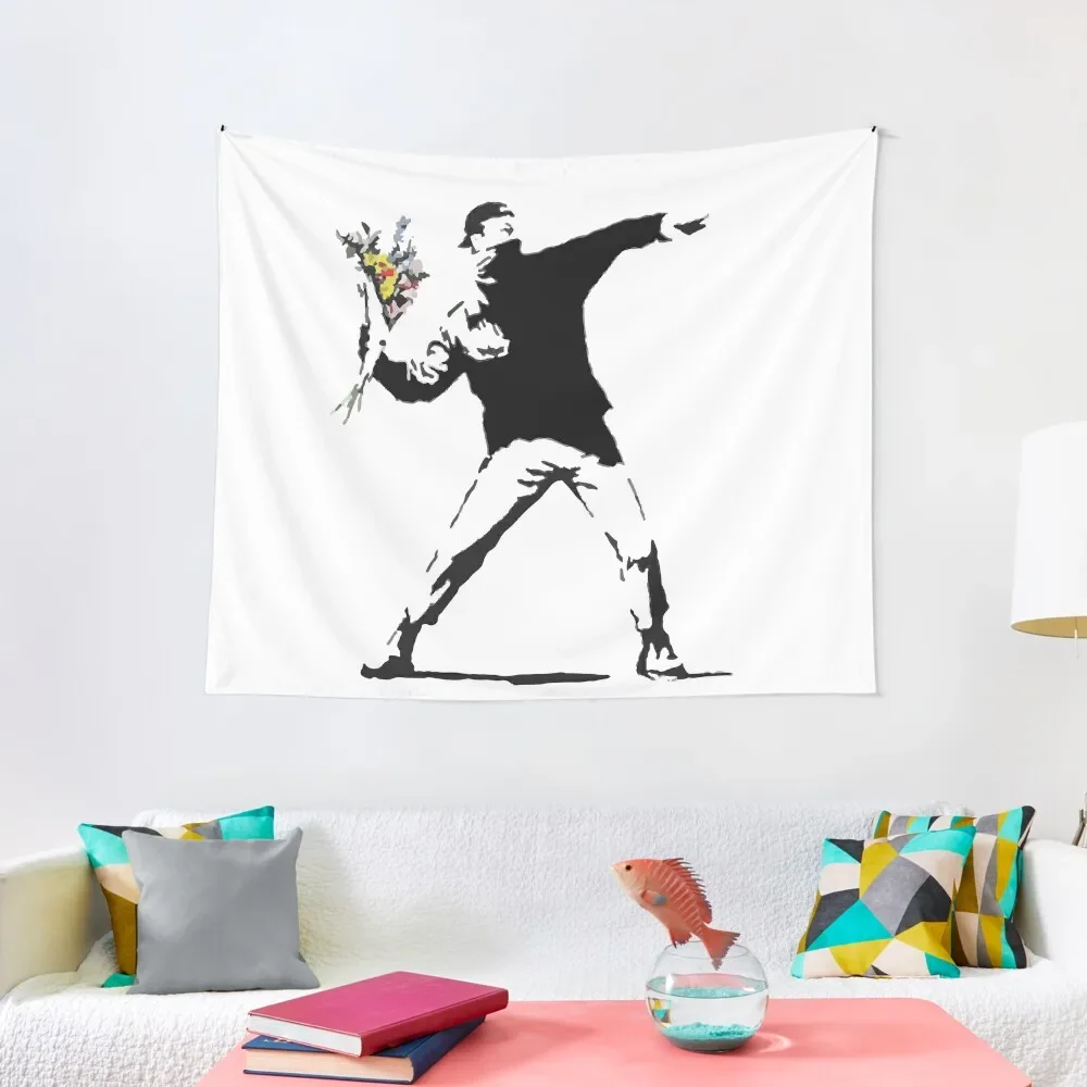

Rage Flower Bomber Stencil Tapestry Wallpapers Home Decor Decor For Bedroom Things To The Room Tapestry