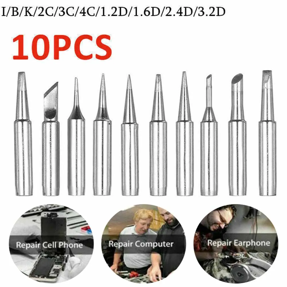 Наконечник паяльника 900M-T для 900M 933 936 937 376 907 913 878D 852D 951, 10 шт., Сварочная ремонтная станция, микросварочные детали
Наконечник паяльника 900M-T для 900M 933 936 937 376 907 913 878D 852D 951, 10 шт., Сварочная ремонтная станция, микросварочные детали
