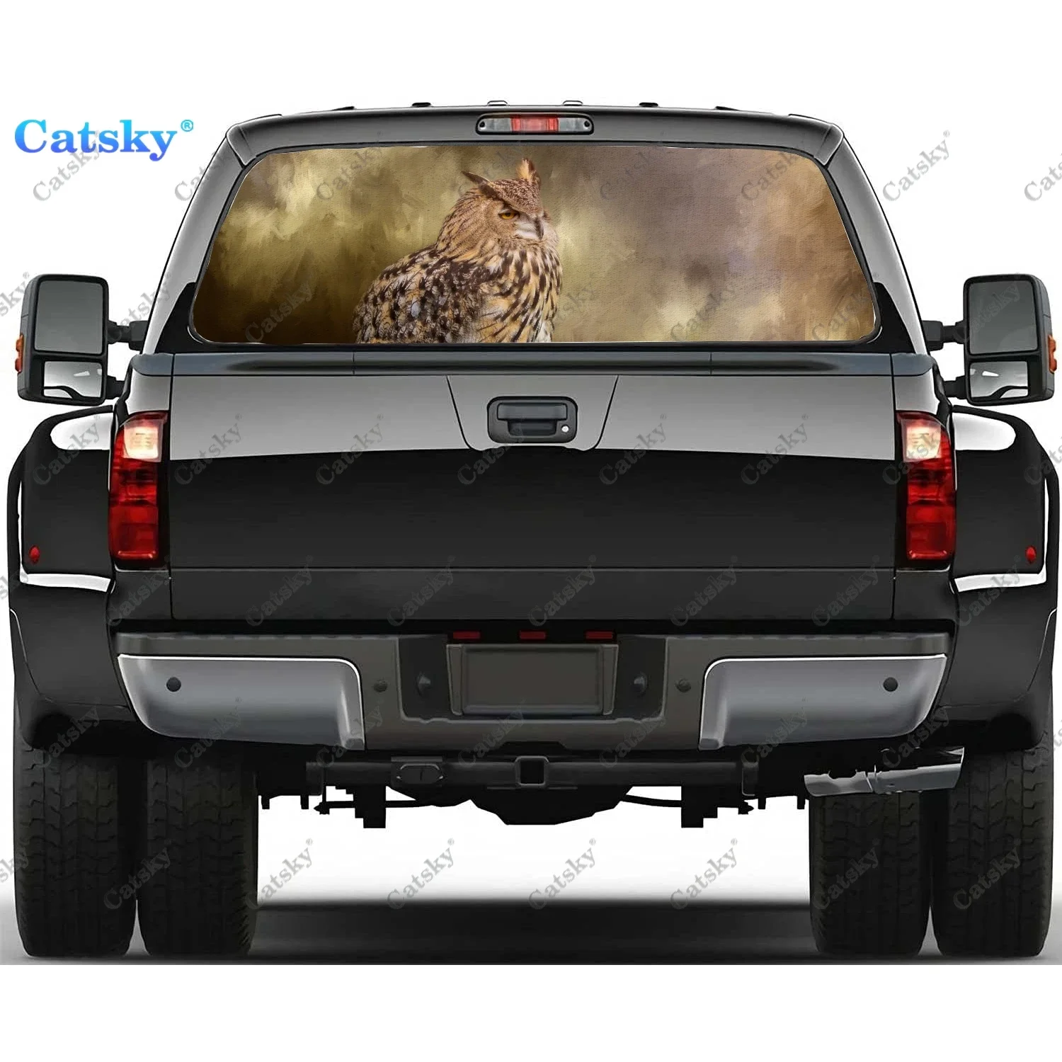 Animal - Owl Rear Window Decals for Truck,Pickup Window Decal,Rear Window Tint Graphic Perforated Vinyl Truck Sticker
Animal - Owl Rear Window Decals for Truck,Pickup Window Decal,Rear Window Tint Graphic Perforated Vinyl Truck Sticker