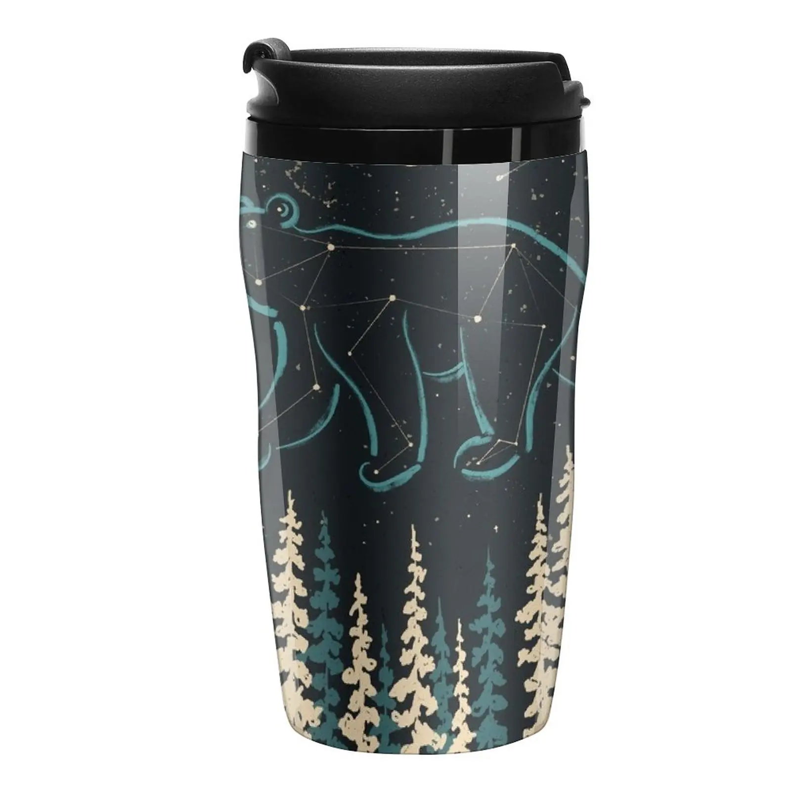 

New The Heaven's Wild Bear Travel Coffee Mug Cute And Different Cups Luxury Cup