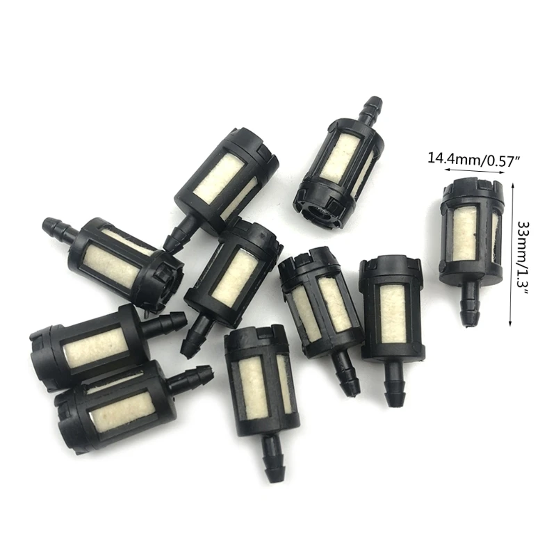 

10pcs Fuel Filter ZAMA ZF-1 ZF1 for Poulan McCulloch Tecumseh 410263 420145 Chainsaw Trimmer Garden Tools