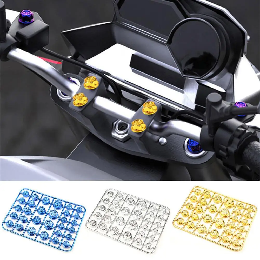 30pcs Universal Motorcycle Screw Cap Cover Head Body Engine Nut Bolt Cap Set for For Ymh For Honda (Blue/Silver/Gold)
30pcs Universal Motorcycle Screw Cap Cover Head Body Engine Nut Bolt Cap Set for For Ymh For Honda (Blue/Silver/Gold)