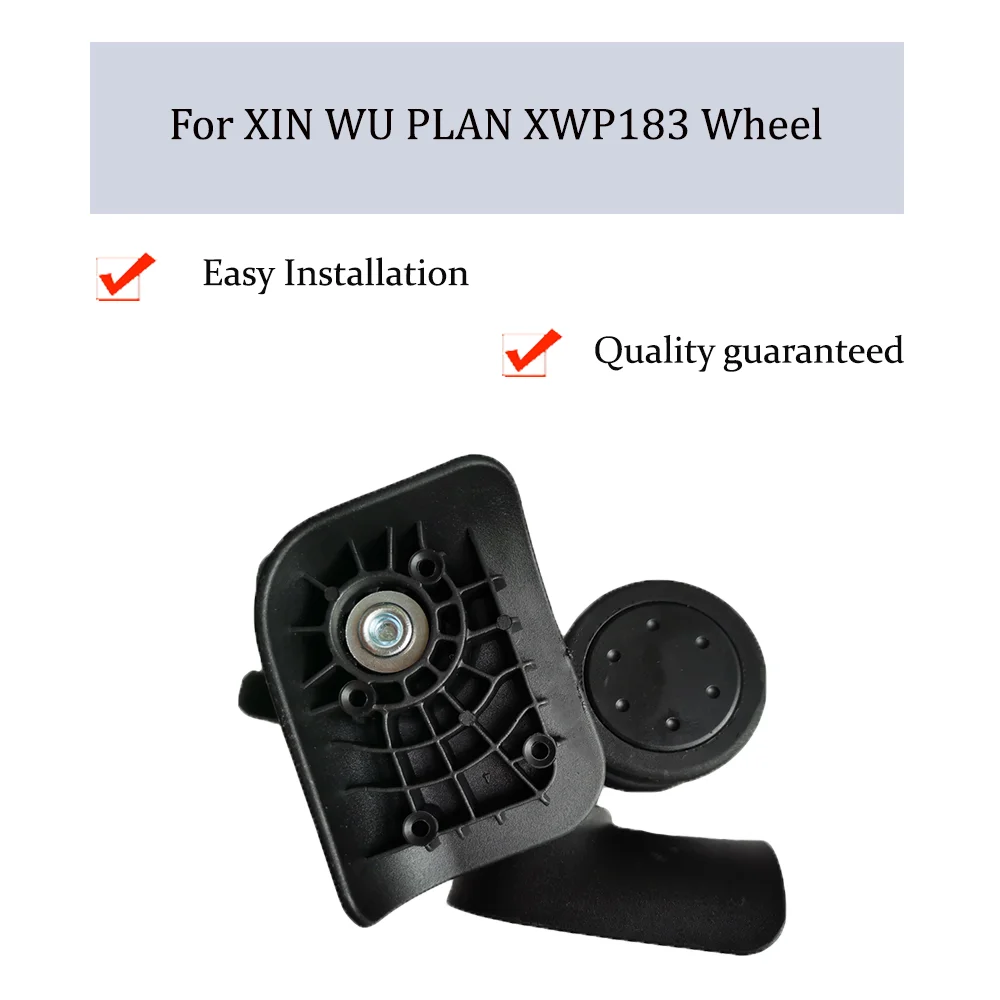 

For XIN WU PLAN XWP183 Luggage Wheel Trolley Case Wheel Pulley Sliding Casters Universal Wheel Repair Slient Wear-resistant