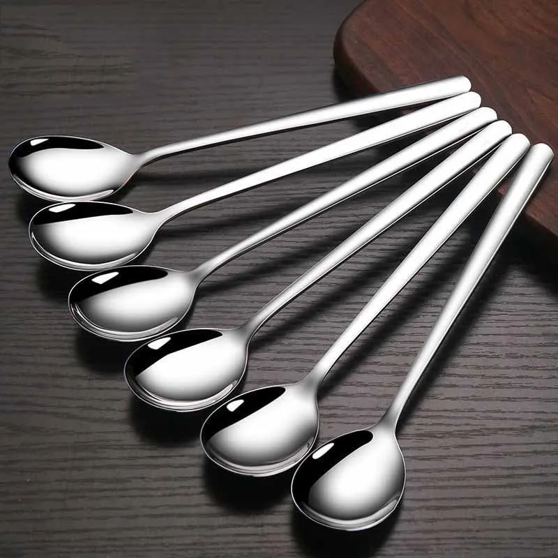 10 Pieces Stainless Steel Long Handle Spoon Mixing Spoon Coffee Household Dining Spoon Tableware Dinnerware
10 Pieces Stainless Steel Long Handle Spoon Mixing Spoon Coffee Household Dining Spoon Tableware Dinnerware