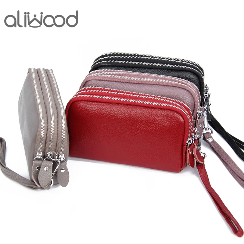 Aliwood Genuine Leather Women's Wallet Cowhide Clutch Bag Three-Layer Zipper Large-Capacity Long Wallets Phone Bags Coin Purse
Aliwood Genuine Leather Women's Wallet Cowhide Clutch Bag Three-Layer Zipper Large-Capacity Long Wallets Phone Bags Coin Purse