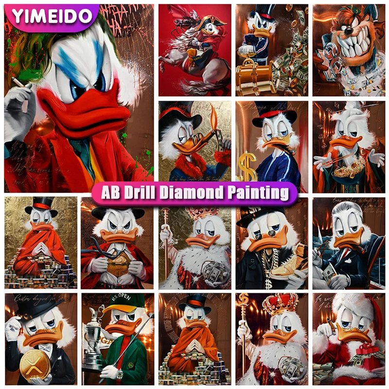 DIY AB Disney Diamond Painting Cross Stitch Donald Duck Full Drill 5d Diy Diamond Embroidery Mosaic Cartoon for Children's Gift
DIY AB Disney Diamond Painting Cross Stitch Donald Duck Full Drill 5d Diy Diamond Embroidery Mosaic Cartoon for Children's Gift