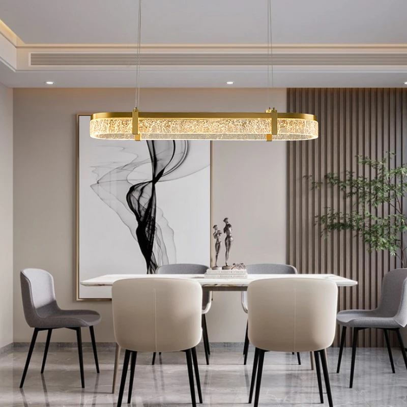 FSS Modern Long Gold Chandelier Creative Resin Texture Light Luxury Minimalist Restaurant Bar Study Oval Chandelier
FSS Modern Long Gold Chandelier Creative Resin Texture Light Luxury Minimalist Restaurant Bar Study Oval Chandelier
