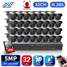 NINIVISION Face Record 32CH 5MP Home HD Camera Security System Kit Outdoor IR Waterproof Video Surveillance CCTV System AHD DVR
NINIVISION Face Record 32CH 5MP Home HD Camera Security System Kit Outdoor IR Waterproof Video Surveillance CCTV System AHD DVR