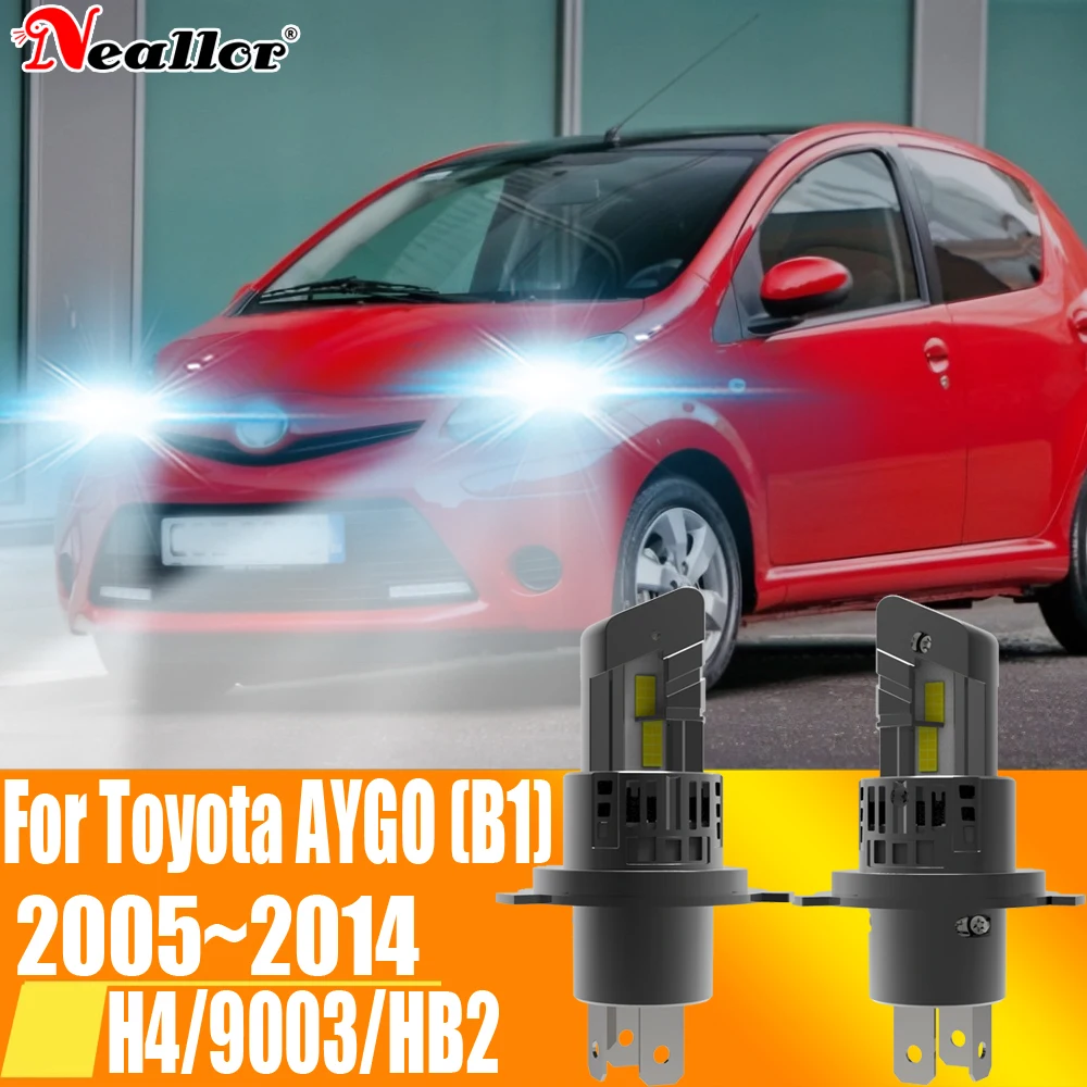 2 шт., Автомобильные светодиодные лампы H4 HB2 9003 12 В 55 Вт для Toyota Aygo B1 2005 ~ 2014
2 шт., Автомобильные светодиодные лампы H4 HB2 9003 12 В 55 Вт для Toyota Aygo B1 2005 ~ 2014