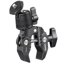 Ulanzi R099 Super Clamp with 360° Mini Ball Head Quick Release Clamp Bracket Tripod Mount 1/4 Screw Clip for DSLR Camera Gopro Ulanzi R099 Super Clamp with 360° Mini Ball Head Quick Release Clamp Bracket Tripod Mount 1/4 Screw Clip for DSLR Camera Gopro