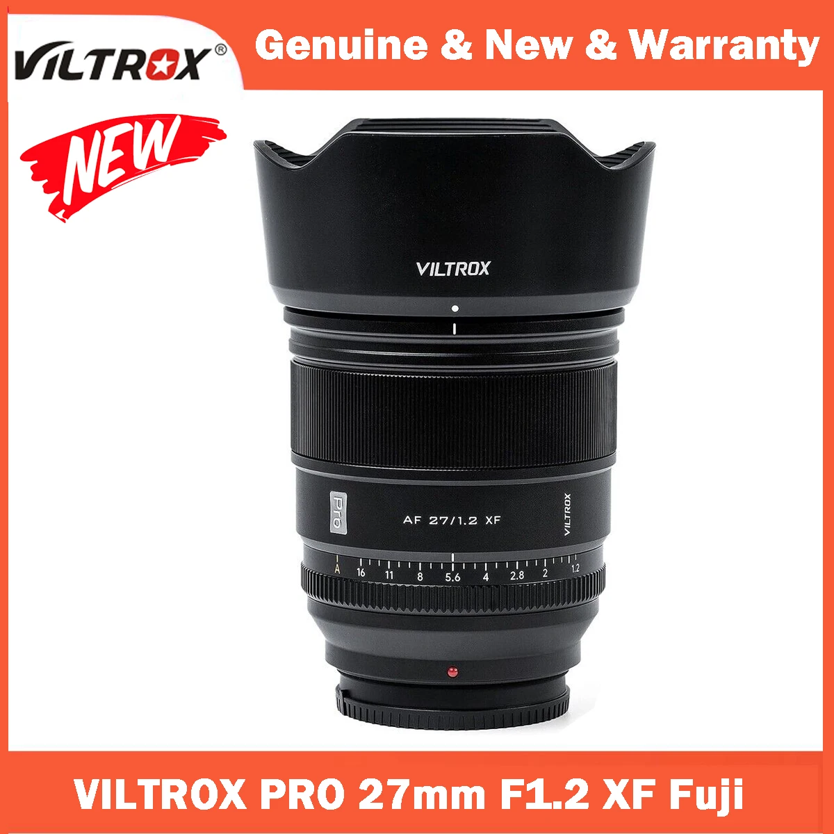 VILTROX 27 мм F1.2 Pro Fuji XF ультра Большая диафрагма APS-C Prime объектив для Fujifilm X-T5 XH2S XT4 XS20 XT30 II XT200 новая версия
VILTROX 27 мм F1.2 Pro Fuji XF ультра Большая диафрагма APS-C Prime объектив для Fujifilm X-T5 XH2S XT4 XS20 XT30 II XT200 новая версия
