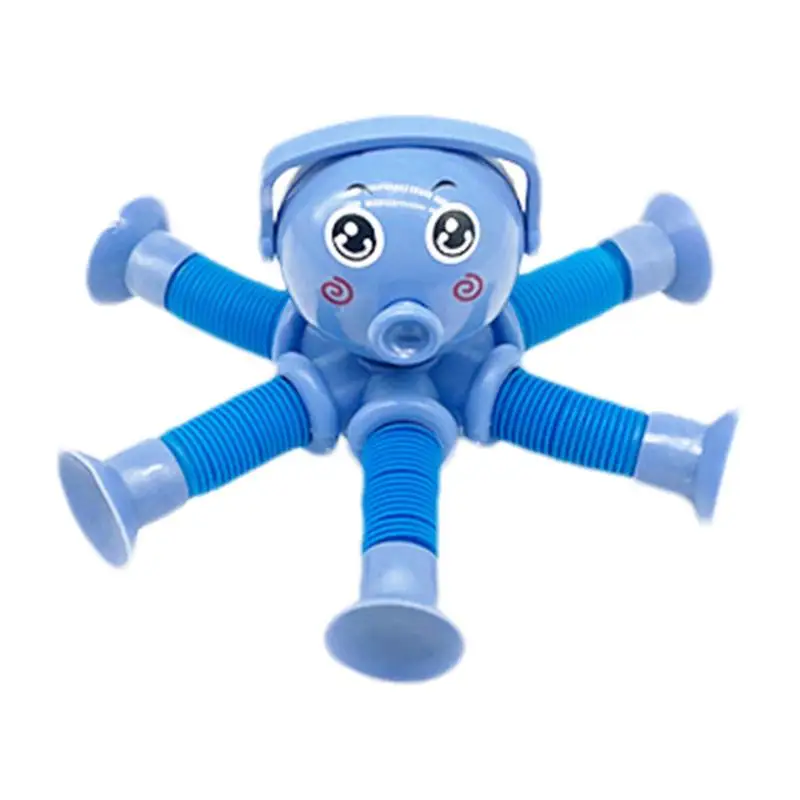 

Octopus Pop Tubes Fidget Cartoon Cute Six-Claw Octopus Rotating Magic Cube Spinner Fidget Toy Fidget Hand Sensory Toy Stress