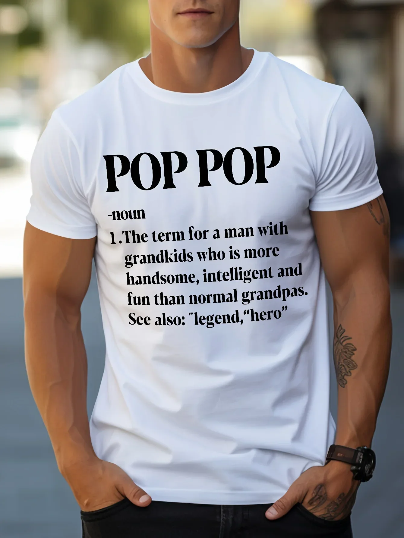 Забавная Футболка с принтом «Pop pop Pop» и изображением дедушки, повседневные женские топы для лета, весны и осени, подарочные футболки
Забавная Футболка с принтом «Pop pop Pop» и изображением дедушки, повседневные женские топы для лета, весны и осени, подарочные футболки