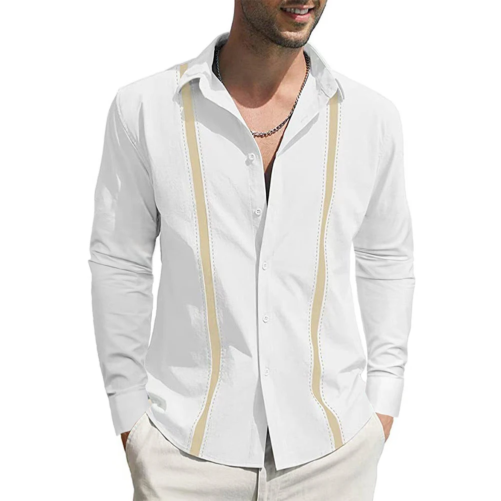 Classy Mens Casual Long Sleeve Shirt Collar Tops Blouse Beach Button Down T Shirts Choose from Multiple Colors!
Classy Mens Casual Long Sleeve Shirt Collar Tops Blouse Beach Button Down T Shirts Choose from Multiple Colors!
