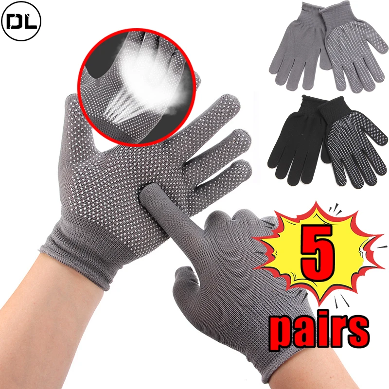 5 Pairs Non-Slip Nylon Working Gloves Thin Wear-Resistant Site Anti-Fouling Hands Protective Glove Riding Mittens Equipments
5 Pairs Non-Slip Nylon Working Gloves Thin Wear-Resistant Site Anti-Fouling Hands Protective Glove Riding Mittens Equipments