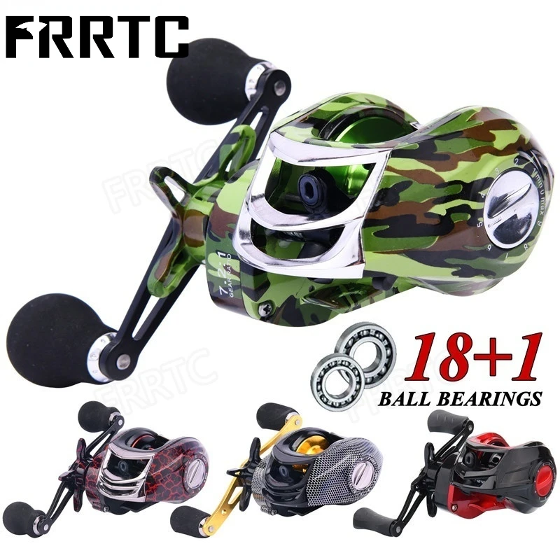 Fishing Reels 18+1BB Baitcasting Fishing Reel Magnetic Brake Baitcaster Fishing Reel for Saltwater Freshwater Fishing
Fishing Reels 18+1BB Baitcasting Fishing Reel Magnetic Brake Baitcaster Fishing Reel for Saltwater Freshwater Fishing