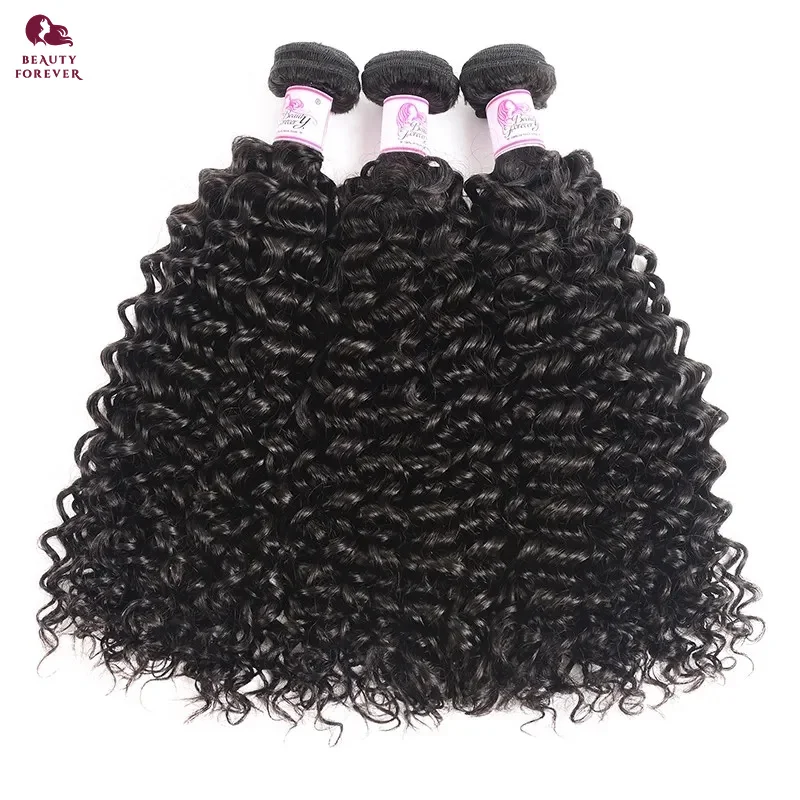 

Beautyforever Malaysian Curly Raw Human Hair Bundles Grade 12A 100% Unprocessed Virgin Human Hair Weaving 3 Bundles