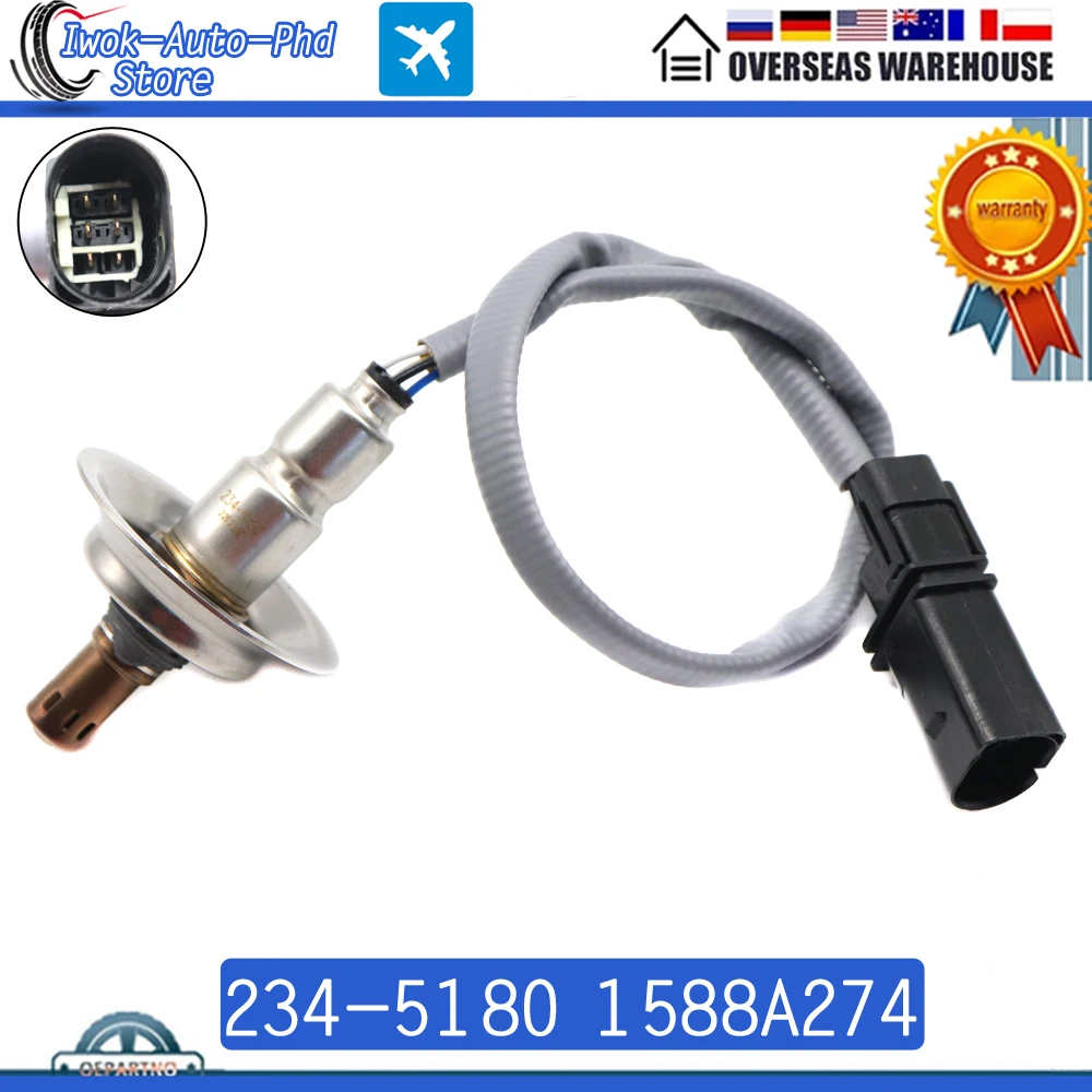 234-5180 1588A274 передний топливный коэффициент восходящего воздуха Lambda O2 кислородный датчик для Mitsubishi RVR Outlander Sport 2,0 3,0 14-15
234-5180 1588A274 передний топливный коэффициент восходящего воздуха Lambda O2 кислородный датчик для Mitsubishi RVR Outlander Sport 2,0 3,0 14-15