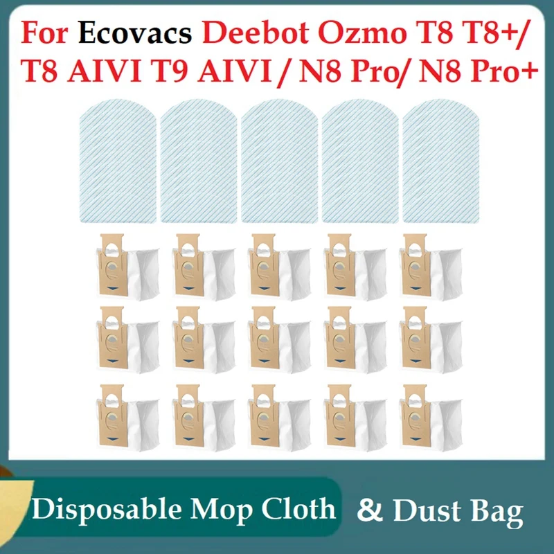 

65 шт. Для Ecovacs Deebot Ozmo T8 T8 +/ T8 AIVI T9 AIVI / N8 Pro/ N8 Pro + аксессуары для робота-пылесборника
