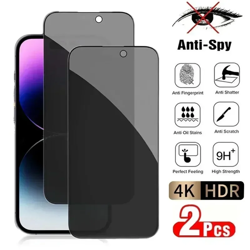 2 шт. Защитные пленки для экрана для IPhone 15 12 13 14 Pro Max Mini 7 8 Plus, противошпионское закаленное стекло для IPhone 11 Pro XS MAX XR
2 шт. Защитные пленки для экрана для IPhone 15 12 13 14 Pro Max Mini 7 8 Plus, противошпионское закаленное стекло для IPhone 11 Pro XS MAX XR