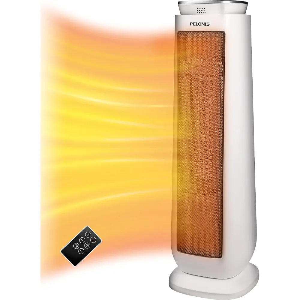 Ceramic Tower 1500W Indoor Space Heater with Oscillation, Remote Control, Programmable Thermostat & 8H Timer, ECO Mode
Ceramic Tower 1500W Indoor Space Heater with Oscillation, Remote Control, Programmable Thermostat & 8H Timer, ECO Mode