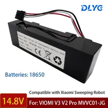 14.8V Original 18650 Rechargeable Battery18000mah for VIOMI V3 V2 Pro VRVCLMB21B MVVC01-JG Sweeping Mopping Robot Vacuum Cleaner 14.8V Original 18650 Rechargeable Battery18000mah for VIOMI V3 V2 Pro VRVCLMB21B MVVC01-JG Sweeping Mopping Robot Vacuum Cleaner
