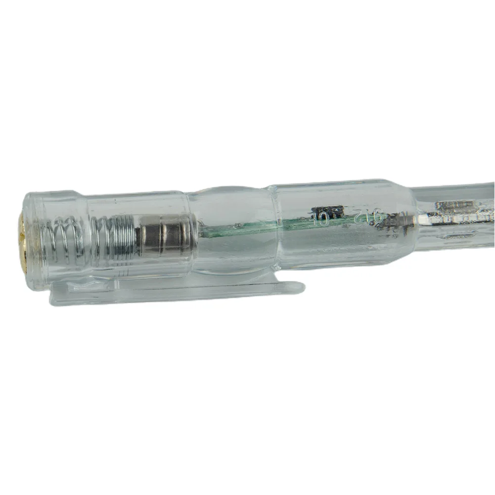 Red Light And Green Light Indication Electrical Screwdriver Circuit Tester 24250V Induction Power Detector Pen
Red Light And Green Light Indication Electrical Screwdriver Circuit Tester 24250V Induction Power Detector Pen