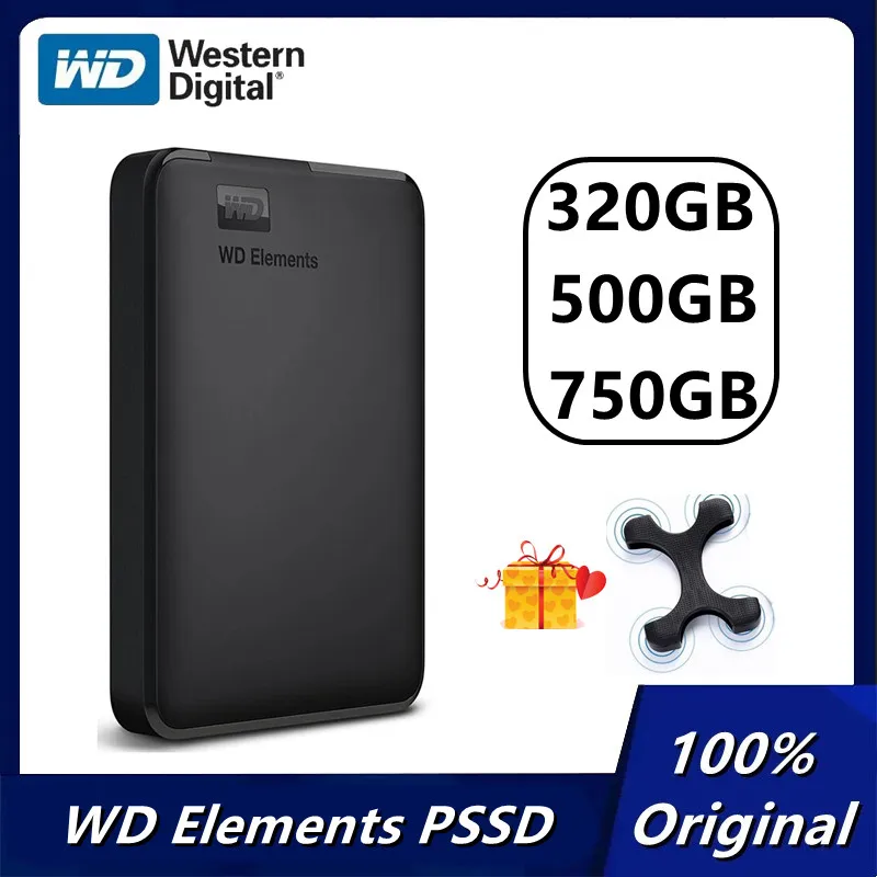 

Western Digital WD Elements 320GB 500GB 750GB 2.5" Portable External Hard Drive Disk USB 3.0 HDD SATA HD for Computer Laptop