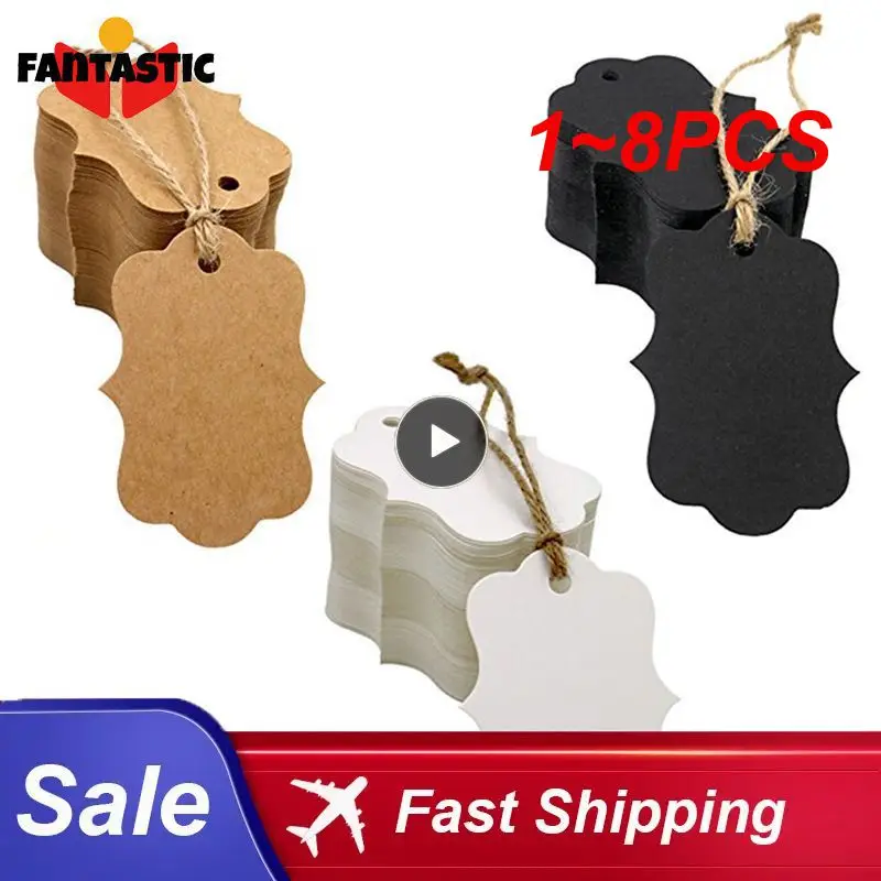 1~8PCS Kraft Paper Tags Handmade/Thank You Multi Style Crafts Hang Tag With Rope Labels Gift Wrapping Supplies Wedding Favor
1~8PCS Kraft Paper Tags Handmade/Thank You Multi Style Crafts Hang Tag With Rope Labels Gift Wrapping Supplies Wedding Favor