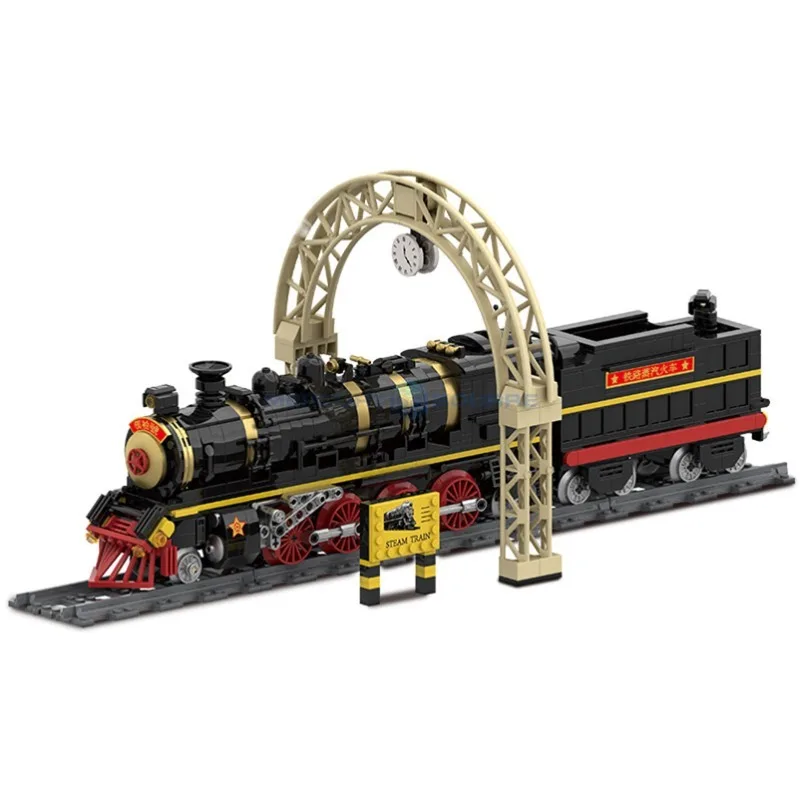 1021PCS Leader Number Simulation Train Building Blocks Model MOC Steam Locomotives Track Tramway Education Bricks Toys Boys Gift 1021PCS Leader Number Simulation Train Building Blocks Model MOC Steam Locomotives Track Tramway Education Bricks Toys Boys Gift
