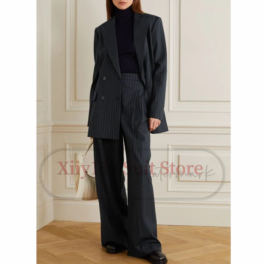 

Spring New Women's stripe Two-piece Suit Business Commuter Suit Elegant Woman Suits Groups of Pant Sets Blazers Lady Female Set