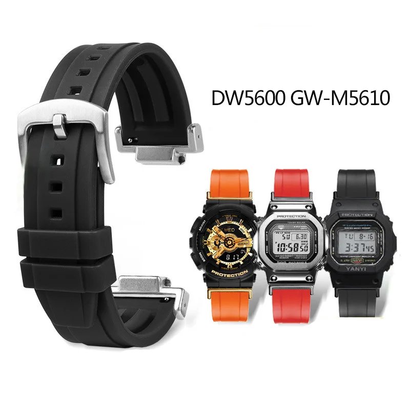 Резиновый ремешок для часов Casio G-SHOCK DW5600 GW-M5610 GM5000 GA110 120 GA2100 Расширенный спортивный силиконовый ремешок для часов
Резиновый ремешок для часов Casio G-SHOCK DW5600 GW-M5610 GM5000 GA110 120 GA2100 Расширенный спортивный силиконовый ремешок для часов