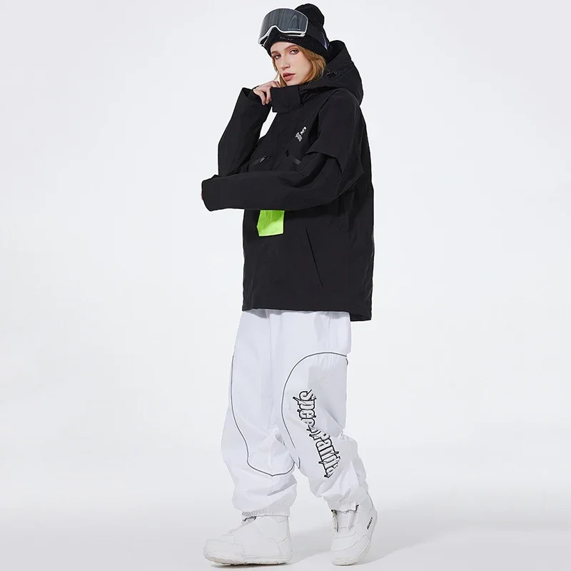 

2024 New Adult Skiing Suit Winter Snow Clothes Alpine Sport Windproof Waterproof Ski Jacket Pants Male Outdoor Snowboard Costume