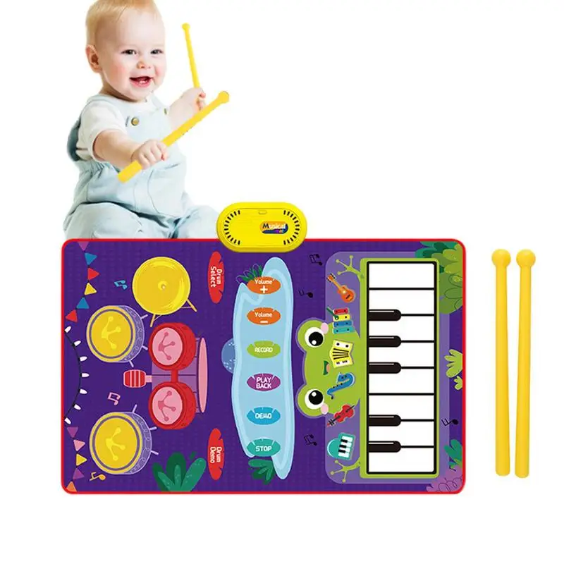 

Напольный Фотофон для детей, детское пианино, напольный музыкальный игровой коврик, напольные танцевальные игрушки с эффектом освещения для мальчиков старше 3 лет