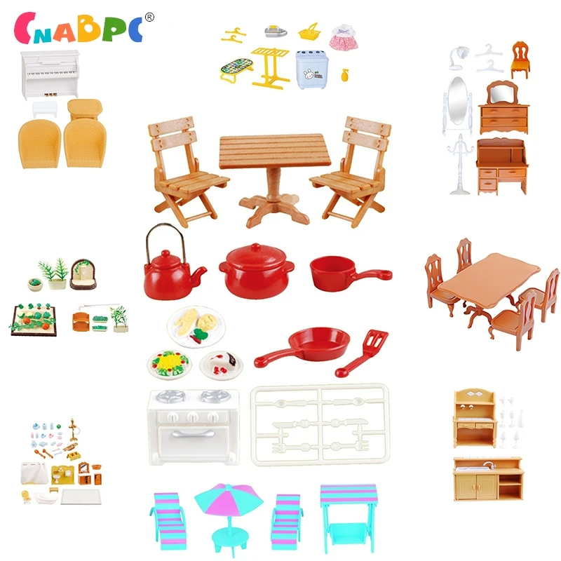 Forest Family 1/12 Kitchen Furniture Bathroom Bedroom Bakeware Set Miniature Model Dollhouse Accessories Refrigerator Girl Gift
Forest Family 1/12 Kitchen Furniture Bathroom Bedroom Bakeware Set Miniature Model Dollhouse Accessories Refrigerator Girl Gift
