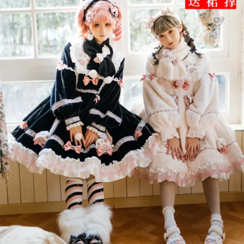 Long Sleeve cat bow detail Lolita long sleeve dress lolita dress full set new loose lolita dress op long sleeve women
Long Sleeve cat bow detail Lolita long sleeve dress lolita dress full set new loose lolita dress op long sleeve women