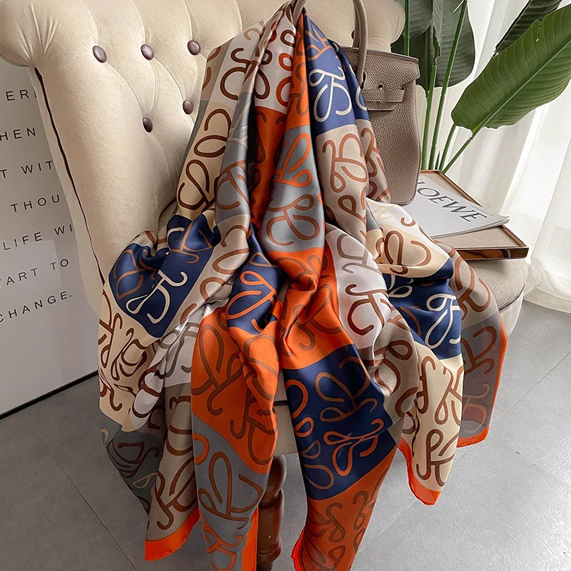 2022 роскошный брендовый женский шарф, летние шелковые шарфы, шали, женские шарфы, мягкая Пашмина, женская дизайнерская Регулируемая бандана 
2022 роскошный брендовый женский шарф, летние шелковые шарфы, шали, женские шарфы, мягкая Пашмина, женская дизайнерская Регулируемая бандана