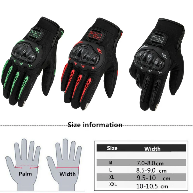 Motorcycle Gloves Breathable Full Finger Racing Motor Gloves Outdoor Sports Bike Glove for BMX ATV Road Racing Summer Spring
Motorcycle Gloves Breathable Full Finger Racing Motor Gloves Outdoor Sports Bike Glove for BMX ATV Road Racing Summer Spring