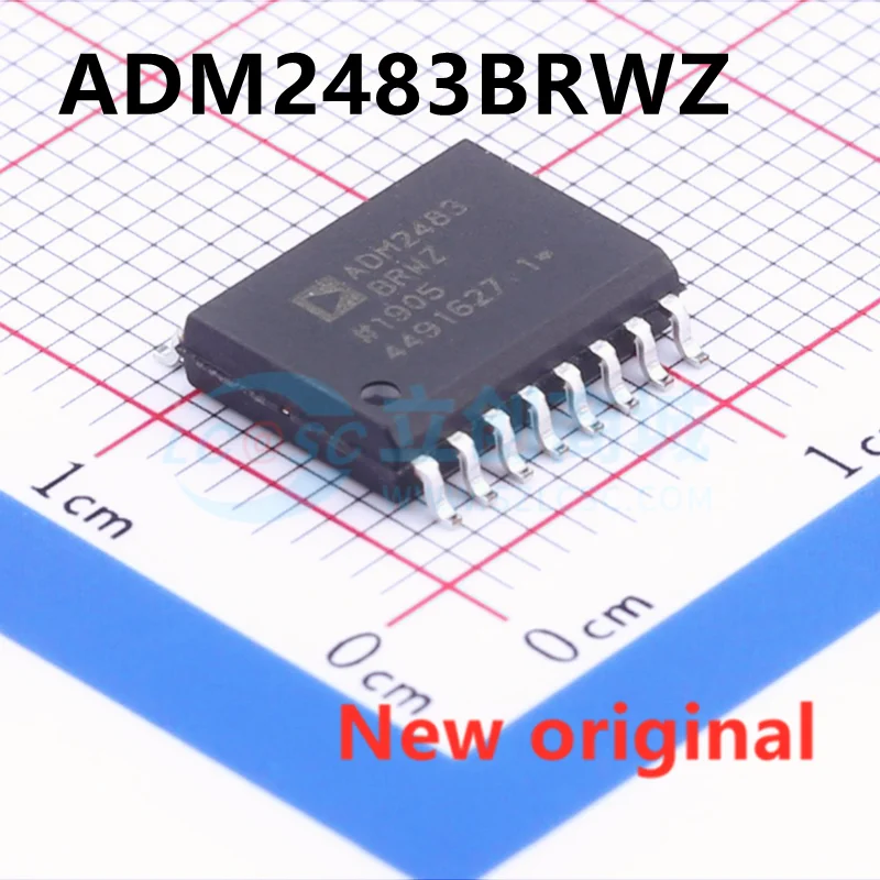 10PCS New original ADM2483BRWZ ADM2483 SOIC-16 Half duplex isolated RS-485 transceiver chip
10PCS New original ADM2483BRWZ ADM2483 SOIC-16 Half duplex isolated RS-485 transceiver chip