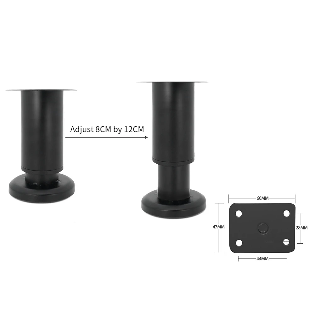 Telescopic Support Stand 60*47mm/2.3*1.8in 8-12/12-18/18-30/25-42CM Black Cold Rolled Steel High Strength Brand New
Telescopic Support Stand 60*47mm/2.3*1.8in 8-12/12-18/18-30/25-42CM Black Cold Rolled Steel High Strength Brand New