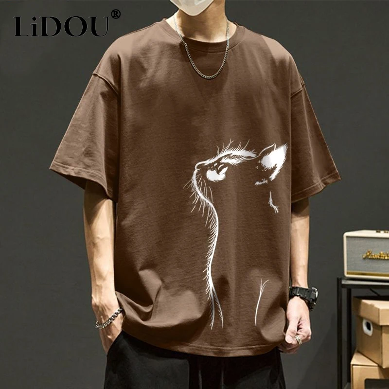 2023 Summer New Loose Casual Pure Cotton T-Shirts Man Round Neck Short Sleeve Elasticity Quick Drying Pullovers Breathable Tops
2023 Summer New Loose Casual Pure Cotton T-Shirts Man Round Neck Short Sleeve Elasticity Quick Drying Pullovers Breathable Tops