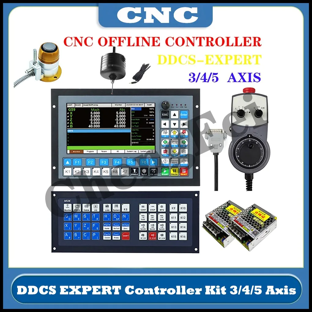 

CNC DDCS EXPERT/M350 3/4/5-axis CNC offline controller Z-axis 3D probe supports closed-loop stepping/ATC, replacing DDCSV 3.1