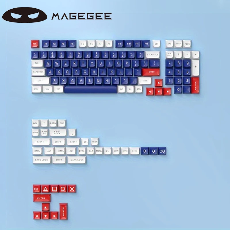 

Колпачок для клавиатуры MageGee MG, кепка для клавиатуры с киберспортом, универсальная колпачок для клавиш с полной клавишей 87/98/104, колпачок для клавиатуры на заказ, кепка для клавиатуры ASA He