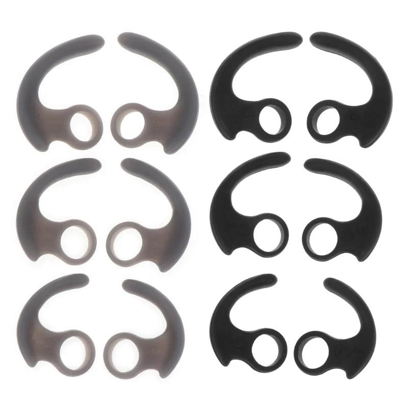 

Silicone Earhooks for Sony MDR-XB50BS sp600n sp700n Sports Headphone,SML 3 Pair Replacement Soft Silicone Earbud Hooks