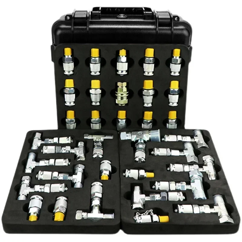 Excavator Hydraulic Oil Pressure Gauge Test Pressure Detector Hydraulic Maintenance Pressure Gauge Adapter Set 
Excavator Hydraulic Oil Pressure Gauge Test Pressure Detector Hydraulic Maintenance Pressure Gauge Adapter Set