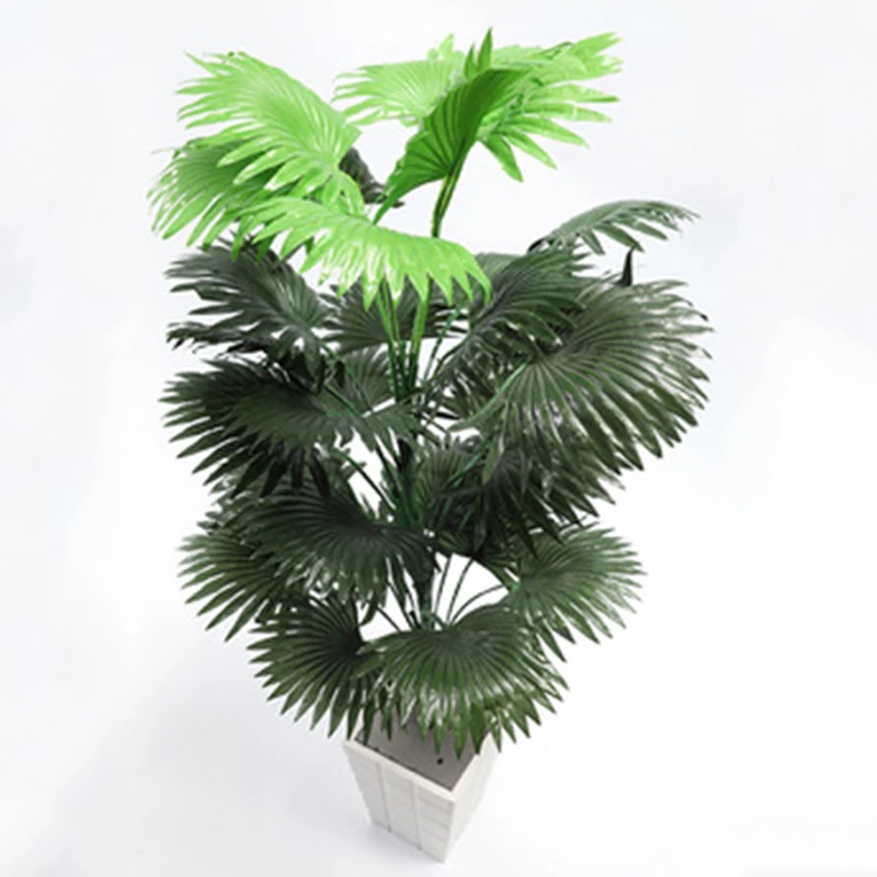 Generic 92cm Tropical Palm Tree Leaves Large Artificial Plants Silk